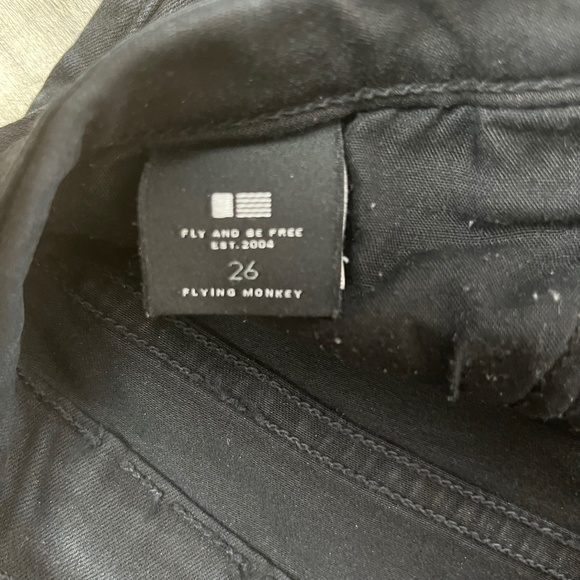 Flying Monkey Black Skinny Pants Slacks ((size 26)) - Picture 6 of 7